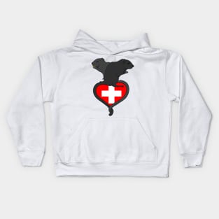 Gerbil Switzerland (dark) Kids Hoodie